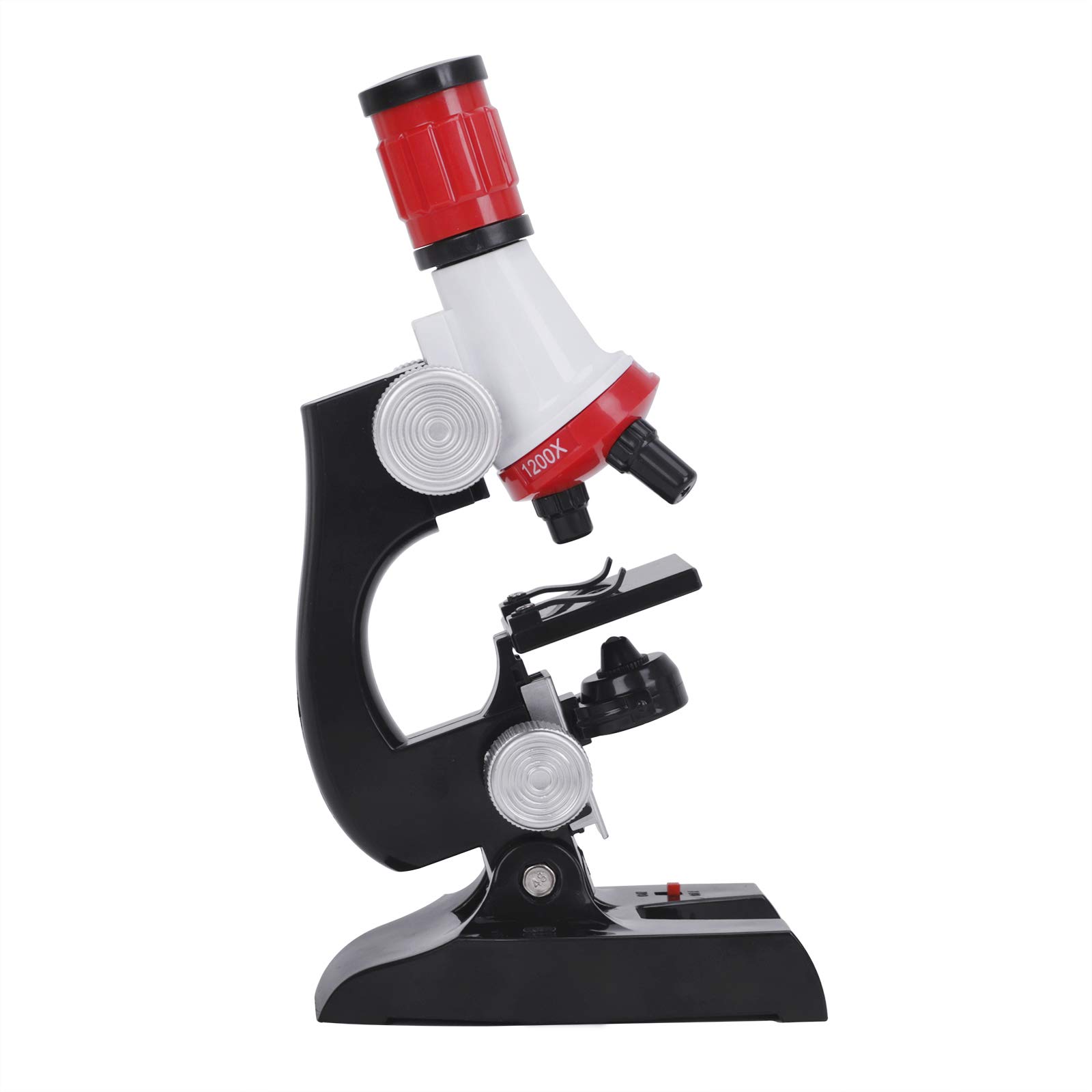 顕微鏡 小学生 100倍 400倍 1200倍 マイクロスコープ LEDライト付き 拡大鏡 高倍率 子供 科学玩具 おもちゃ 自然研究 学習用 宝石鑑賞 昆虫観察 生物標本 実体観察 自由研究用 6歳以上